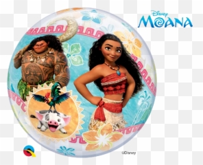 Disney Moana And Maui Bubbles Balloon - Moana Balloon Emoji,Moana Emoji