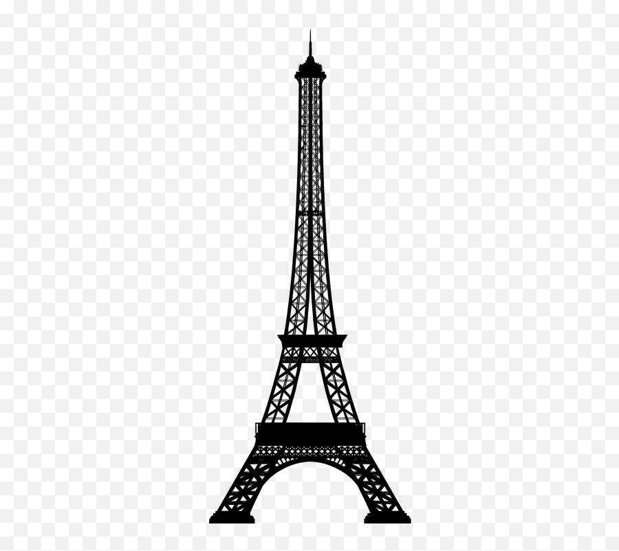 Eiffel Tower Paris Silhouette - Tour Eiffel Silhouette Emoji,Roller Coaster Emoji