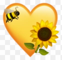 Heart Emoji Flower Yellow - Susan,Yellow Flower Emoji