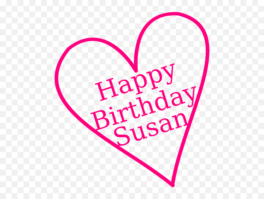 Happy Birthday Clip - Happy Birthday Susan Art Emoji,Birthday Emotions