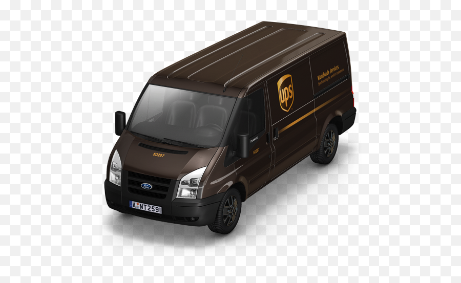 Container 4 Cargo Vans Iconset - Ups Car Png Emoji,Van Emoji