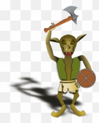 Axe Fantasy Goblin - Goblin Cartoon Png Emoji,Nba Player Emojis