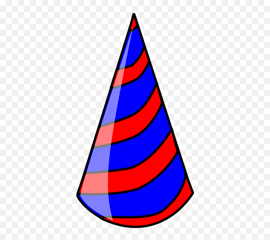 Party Birthday Hat Png - Birthday Hat Red And Blue Clip Art Emoji,Dunce Cap Emoji
