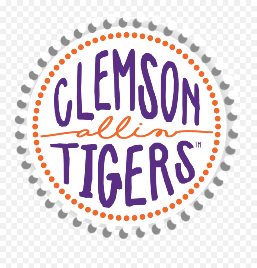 The Newest Clemson Stickers - Circle Emoji,Clemson Tiger Paw Emoji