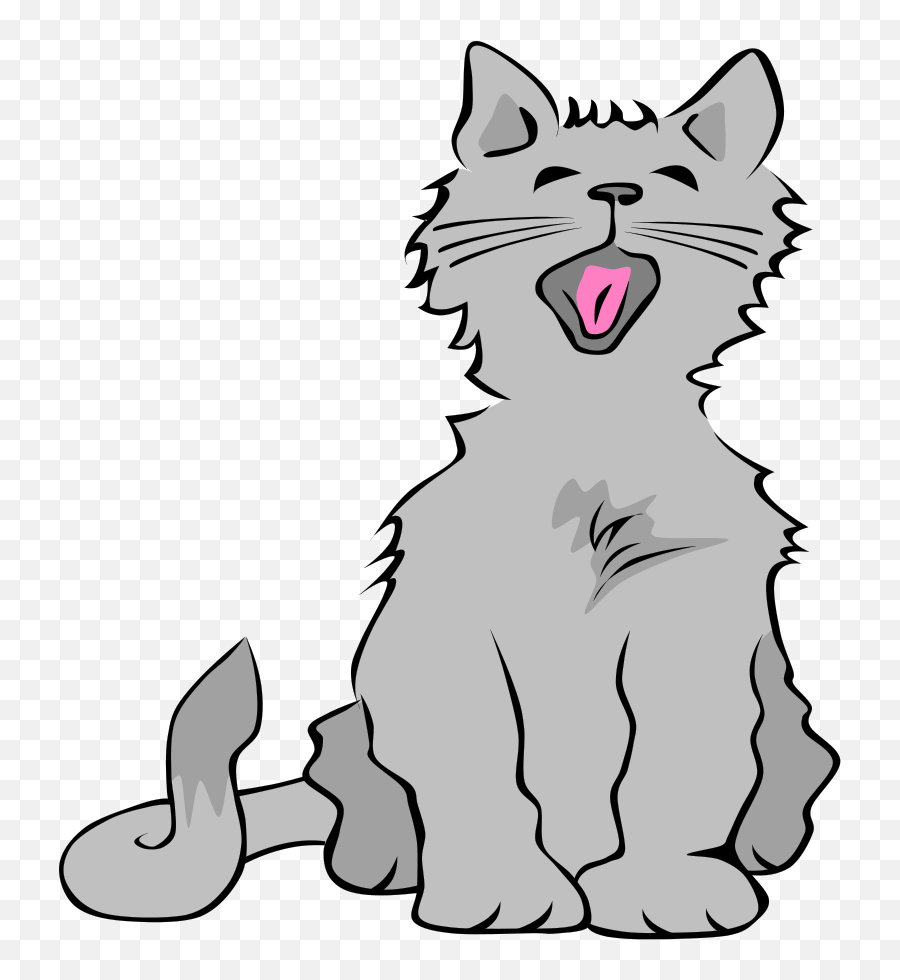 Clipart Kittens Clipart - Translucent Cat Clipart Emoji,Scared Cat Emoji