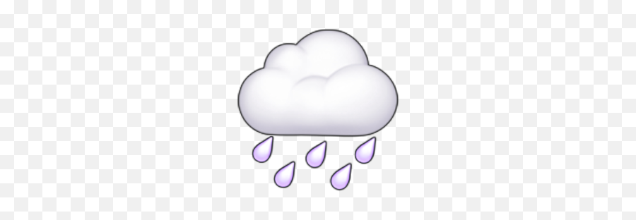 Cartoon Emoji,Rain Cloud Emoji