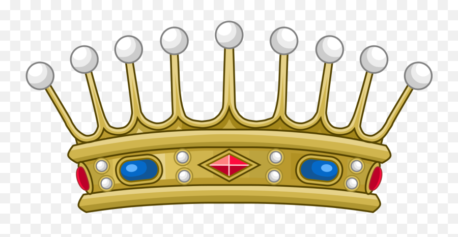 Crown Of A Count Of France - Prince Crown Png Emoji,Queen Crown Emoji
