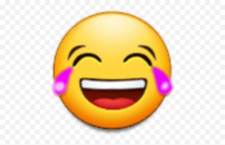 Emoji Samsung Lachen Laught Laugh Pink Tears Tränen Lac - Smiley,Samsung Emoji