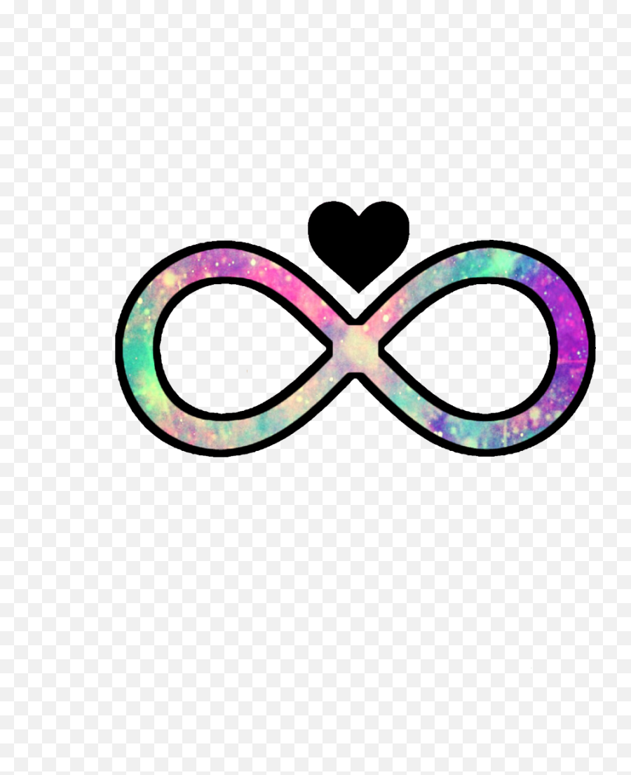 Ftestickers Png Infinite Heart Love Glitter Sparkle - Circle Emoji,Infinite Emoji