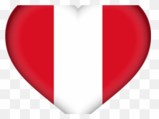 Peru Flag Clipart Heart - Emoji