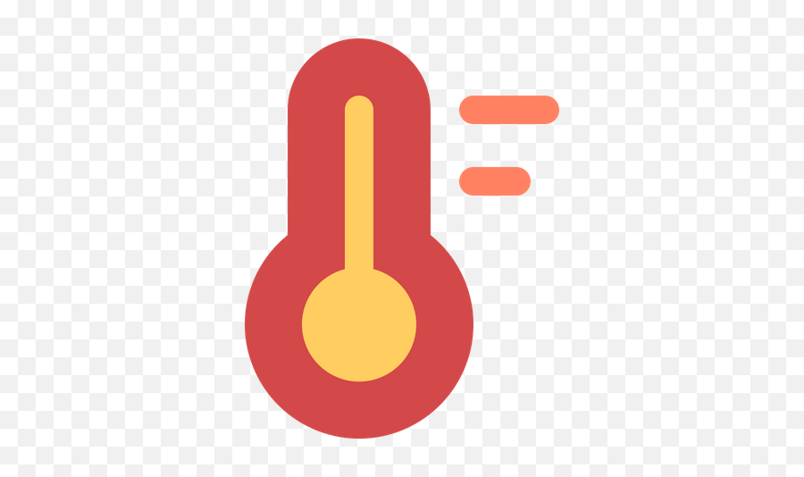Thermometer Icon Of Flat Style - Circle Emoji,Thermometer Emoji