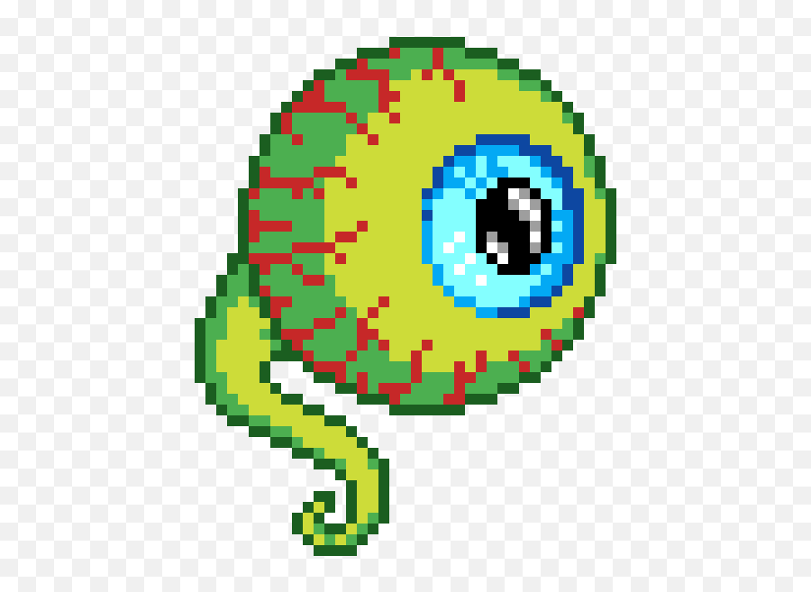 Flynn - Minecraft Pixel Art Eye Emoji,Groot Emoji
