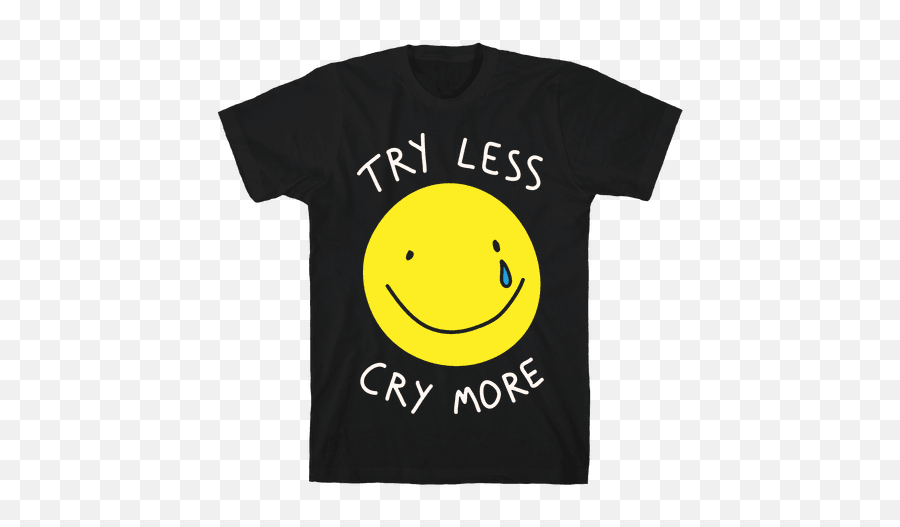 Crying Meme T - Shirts Lookhuman Smiley Emoji,Crossfit Emoji