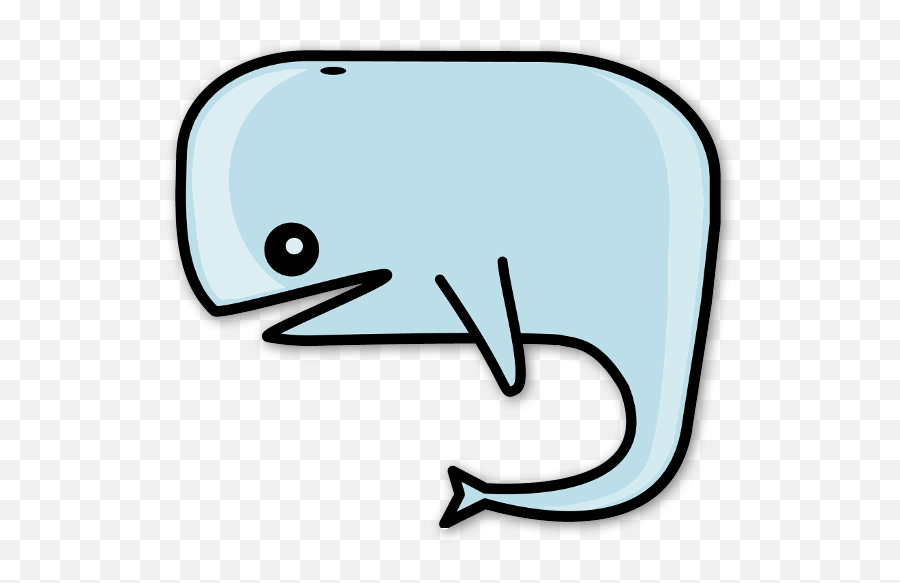 Blue Whale - Sad Whale Clip Art Png Download Full Size Cartoon Whale Clipart Clker Emoji,Free And Whale Emoji