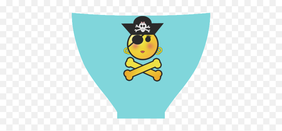 Pirate Emoticon - Smiley Emoji Girl Custom Bikini Swimsuit Id D535970 Cartoon,Mud Emoji