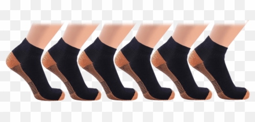 Extreme Fit Black Copper - Sock Emoji