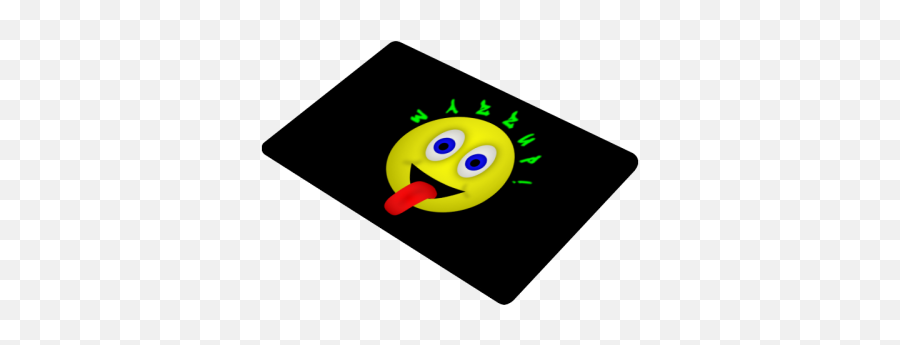 Funny Face Smiley Doormat - Smiley Emoji,Crow Emoticon