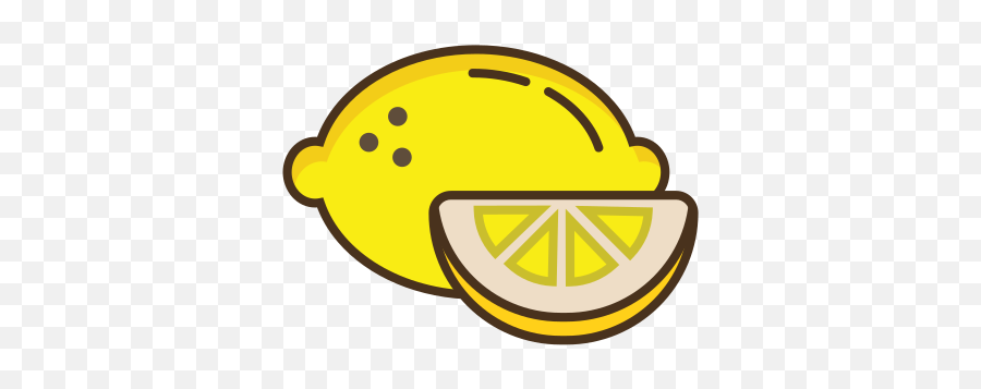 Lemon Fruit Food Free Icon Of Nz Fruit - Smiley Emoji,Fruit Emoticon