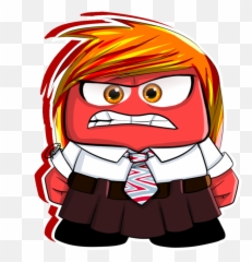 Library Of Inside Out Free Anger Png Files Clipart - Anger Inside Out Cartoon Emoji,Fuming Emoji