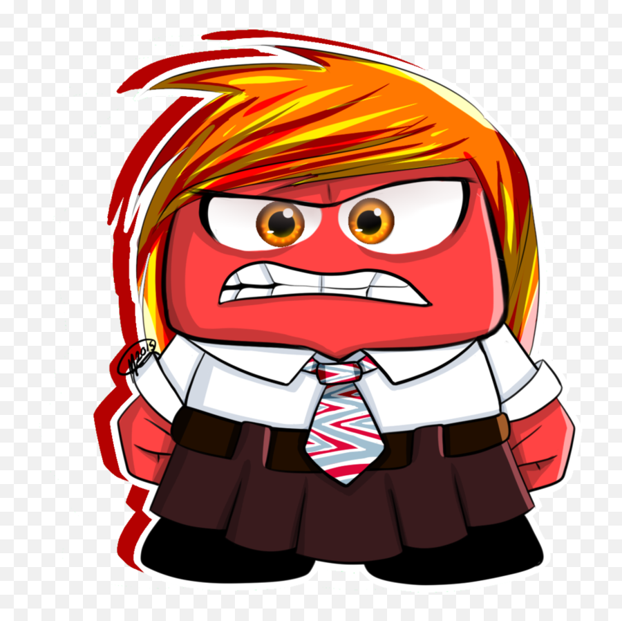 Library Of Inside Out Free Anger Png Files Clipart - Anger Inside Out Cartoon Emoji,Fuming Emoji