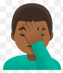 Medium - Smh Black Emoji