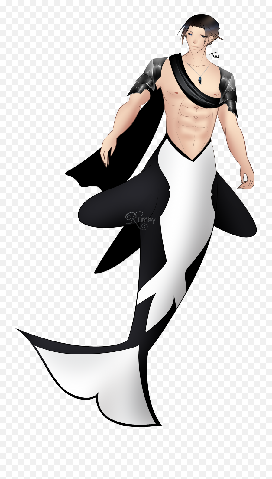 In The World Of Dream Crystal Takis An Orca Merman - Orca Merman Emoji,Merman Emoji