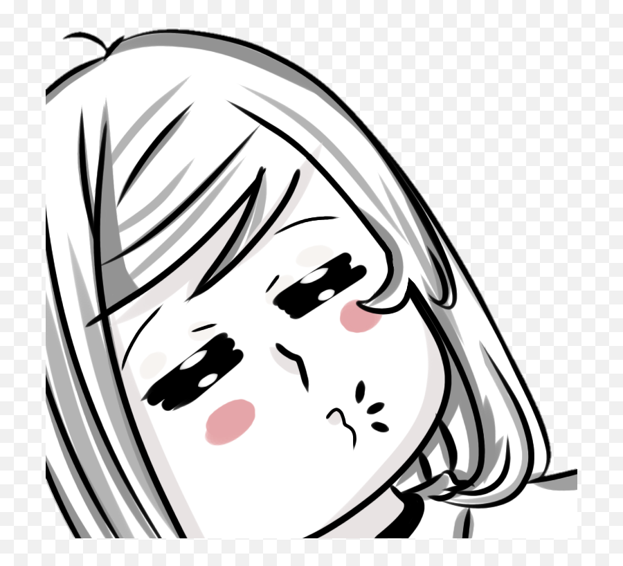 Anime Emoji - Discord Emoji Hair Design,Anime Face Emoji