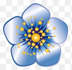 Cherry Blossom - Blue Cherry Blossom Icon Emoji,Blue Flower Emoji