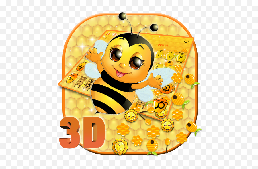 Honey Bee Gravity Keyboard Theme - Honeybee Emoji,Bumble Bee Emoji