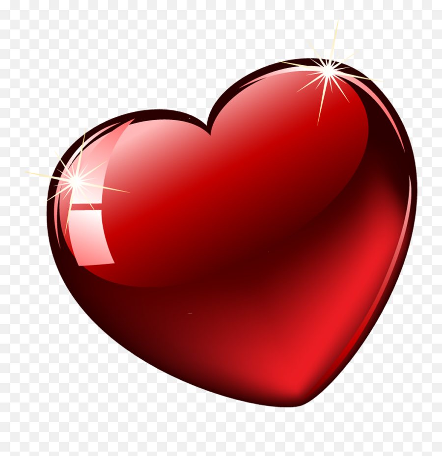 Shining Hearts Valentines Day - Transparent Background Shining Heart Transparent Emoji,Valentine's Day Emoji