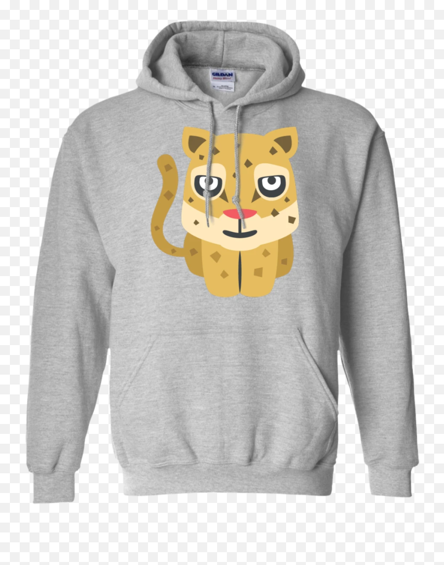 Leopard Emoji Hoodie - Hoodie Left Chest Logo,Leopard Emoji