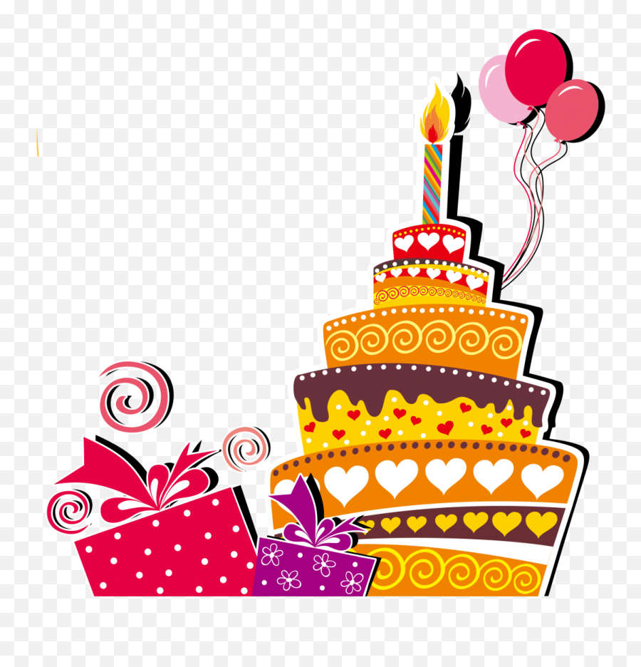 Large Size Of Animated Birthday Emoji - Cakes And Gifts Png,Facebook Birthday Emoji