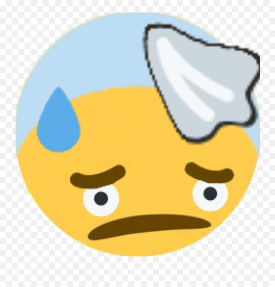 Fear - Discord Emojis Transparent Background,Sweat Emoji