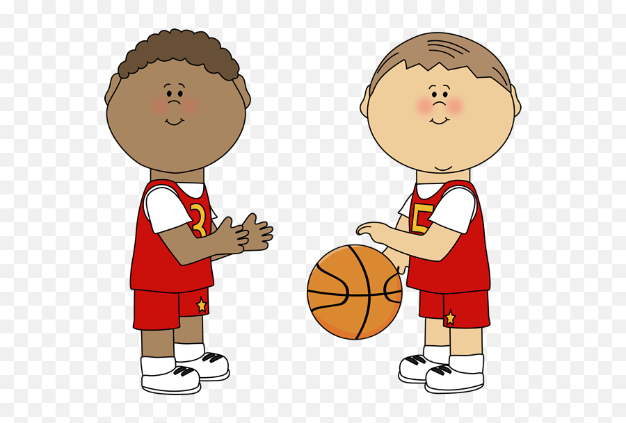 Boys Playing Basketball - Boys Playing Basketball Clipart Emoji,Basketball 2 3 Emoji