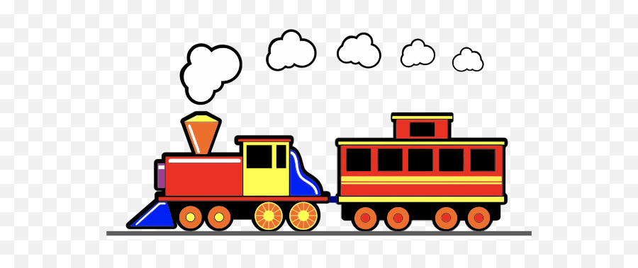 Toy Train - Train Smoke Clipart Png Emoji,Car Crash Emoji