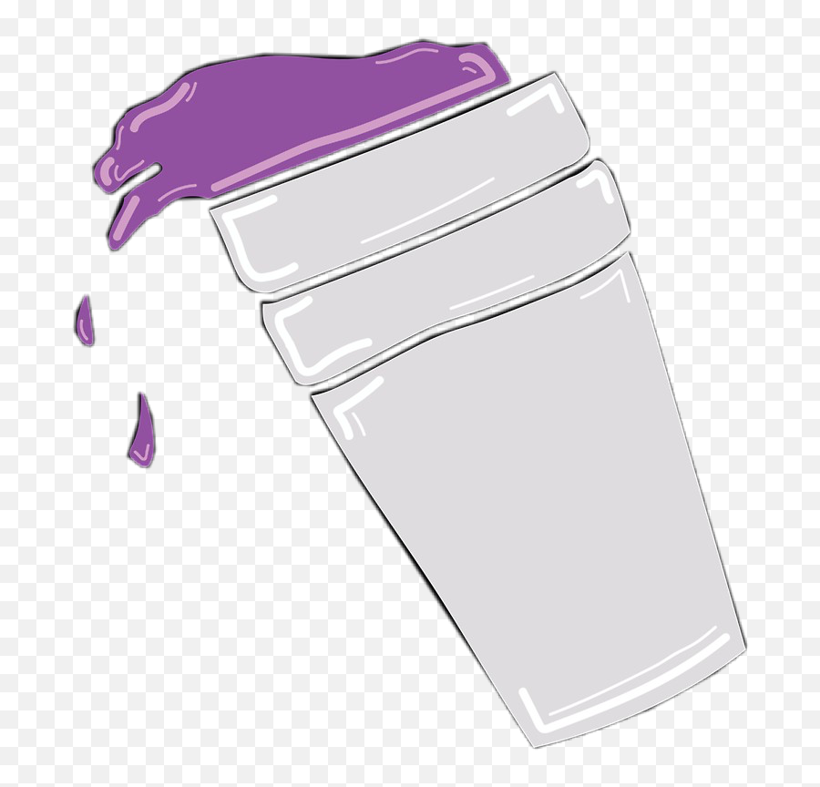 Cup Purple Purplecup Codein Freetoedit - Transparent Lean Png Emoji,Lean Cup Emoji