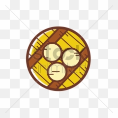 Steamed Buns Vector Image - Utopia Alley Oversized Roman Round Wall Clock Emoji,Onion Emoticon
