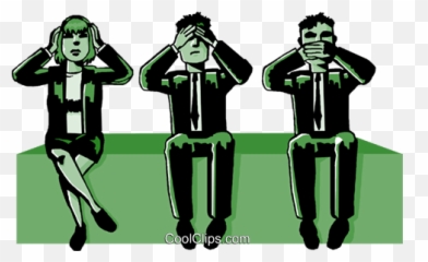 Hear No Evil - See Speak Vector Emoji