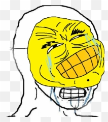 Trending Wojak Stickers - Crying Meme Face Png Emoji