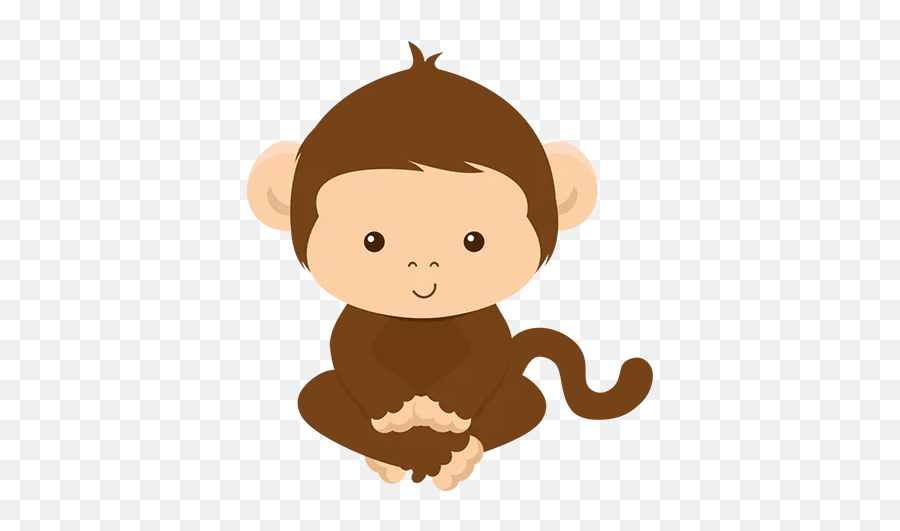 Imágenes Animalitos Para Bebés Y Niños - Animales De La Selva Animados  Emoji,Emoji Changuito - free transparent emoji 