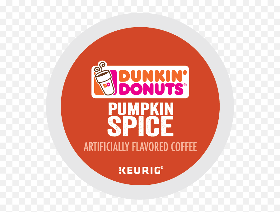 Download Hd Dunkin Donuts Pumpkin - Circle Emoji,Dunkin Donuts Emoji