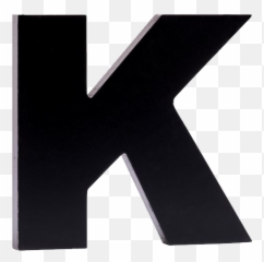 Letter K Png - Letra En Negro Emoji