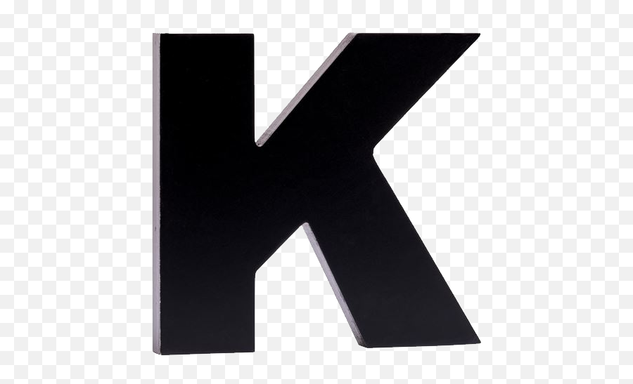 Letter K Png - Letra K En Negro Emoji,Letter And Knife Emoji
