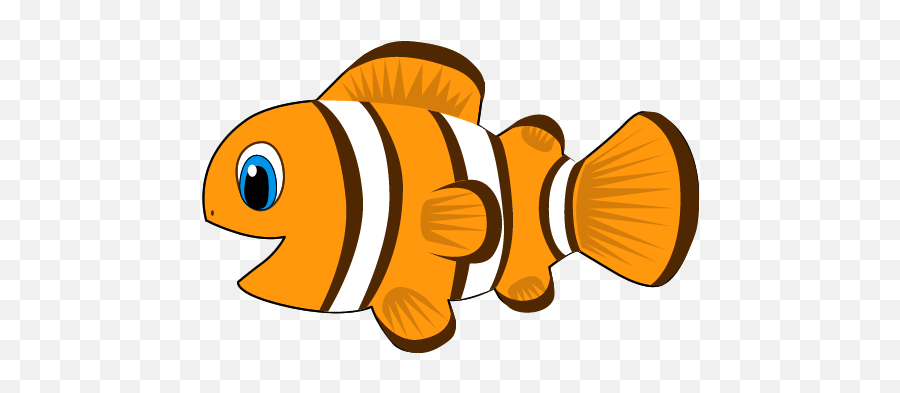 Clown Fish Clipart Png - Cartoon Cute Clipart Fish Emoji,Clown Fish Emoji