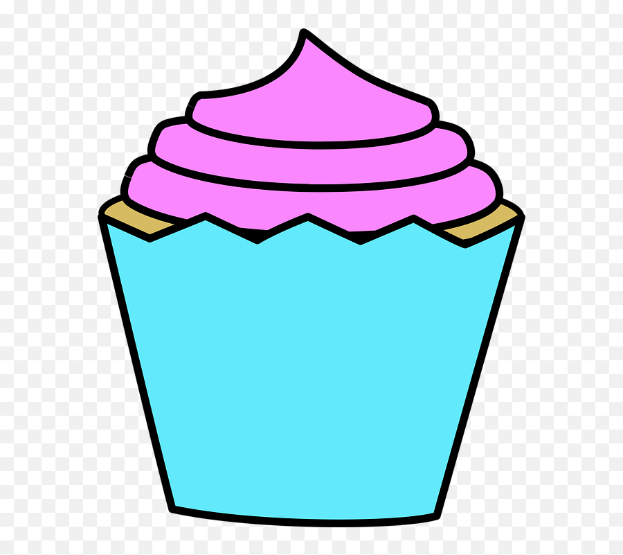 Cupcake Cake Dessert - Clip Art Emoji,Cake Slice Emoji