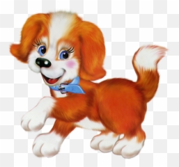 Orange Cute Puppy Cartoon Clipart Emoji