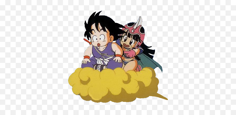 Goku E Chichi Sticker - Goku And Chichi Png Emoji,Goku Emoji