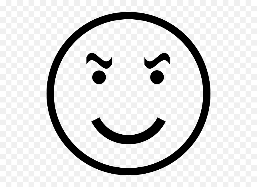 Wicked Smiley Face - Happiness Icon Emoji,Sad Face Emoji