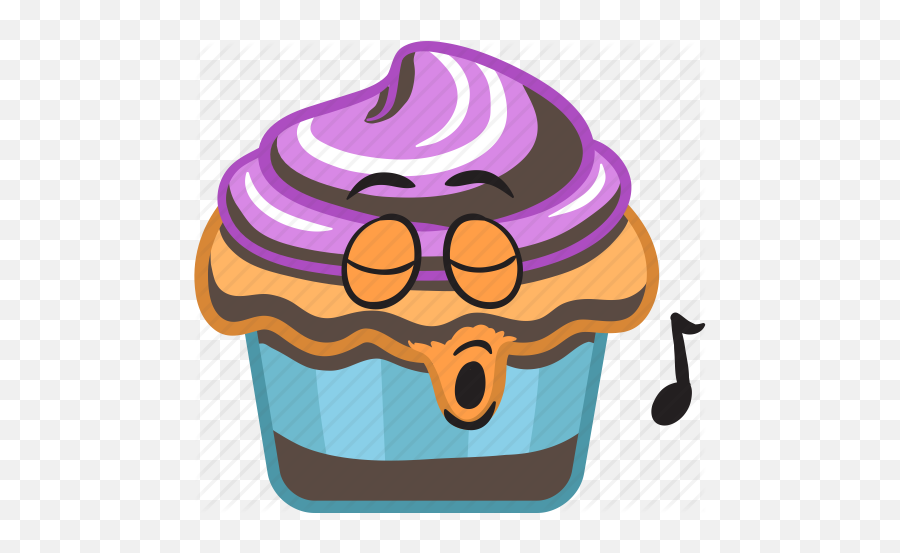 Cupcake Emojis - Clip Art,Emoji Cupcake Cake