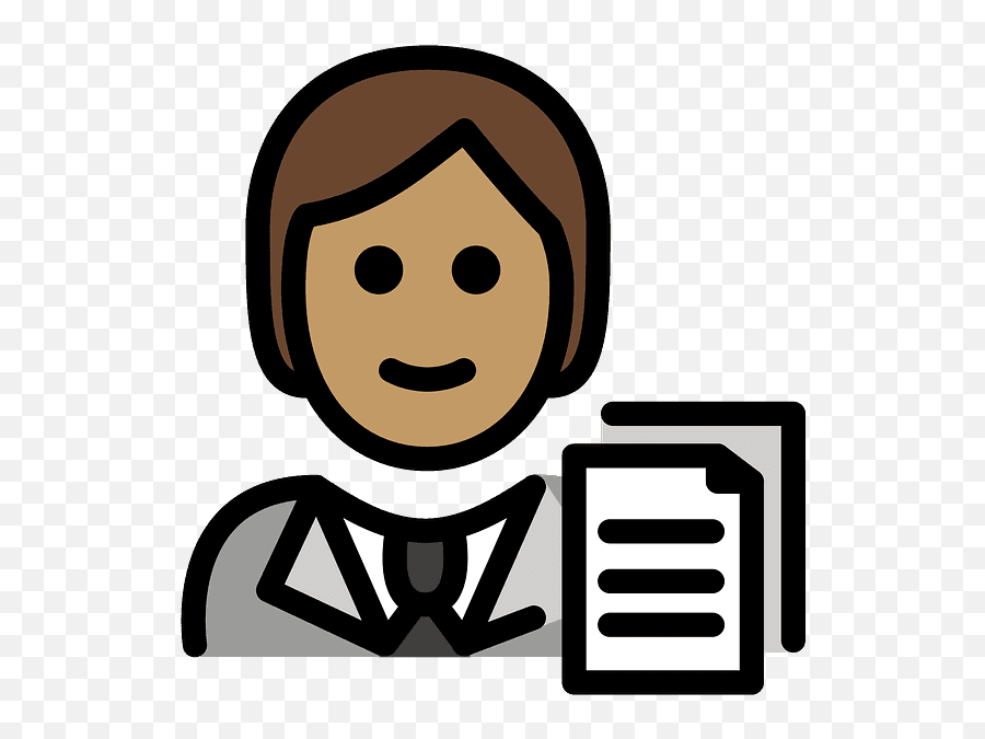 Office Worker Emoji Clipart - Soba Yashio,Office Emojis